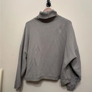 American Eagle Outfitters Light Gray Knit Sweater